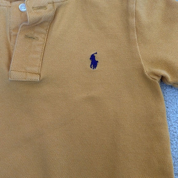 Polo Ralph Lauren boy, size 4/4T mustard yellow polo - Picture 2 of 5